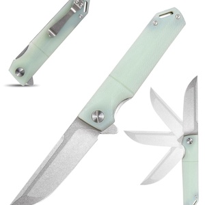 Cuchillo de Bolsillo Plegable Personalizado Marca HK FB063 con Mango G10, Compatible con OEM, Acero Inoxidable D2, para Supervivencia/Campismo/Caza - Product Image 6