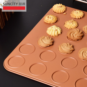 Suncity <b>Cookie</b> Baking Pan 36 Holes Non Stick Rectangle Muffin Pan For Biscuit Baking <b>Tools</b> - Product Image 2