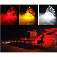 Nouvelle Lampe de Positionnement et de Clignotement LED Conique Multicolore pour Camion et Remorque, Montage en Surface 12V 24V, Rétrofit/Amélioration