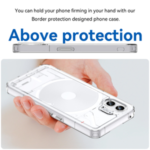 Funda de teléfono móvil transparente para Nothing Phone 2 Cover Candy TPU funda blanda a prueba de golpes para Nothing Phone 1 - Product Image 4