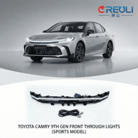 Pour Toyota Camry 9ème Génération : Ensemble de feux de calandre fumés à LED séquentiels DRL avant, Plug and Play