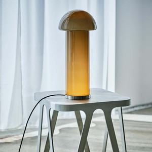 <b>Bar</b> Table Lamp Mushroom Shape Led <b>Light</b> Source E27 Bulb Base Switch Control Eye Caring Ambient Lighting For Bedroom Dining Table - Product Image 5
