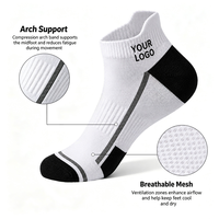 Chaussettes de golf respirantes à soutien de la voûte plantaire, personnalisables avec logo, ultra douces, pour hommes et femmes