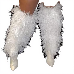 Botas de PU con Cierre de Cremallera por Encima de la Rodilla para Mujer, Invierno 2026, Alta Calidad, Más Vendidas - Product Image 4