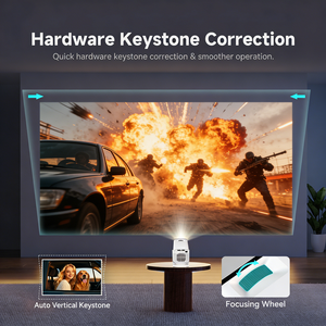 Proyector LCD X1AR 720P |   Soporte para Sistema Operativo Android 14 y 1080P |   150 lúmenes ANSI |   Cine en Casa con Descarga de Aplicaciones Habilitada - Product Image 4