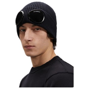 <span class=keywords><strong>Bonnet</strong></span> en laine mélangée <span class=keywords><strong>automne</strong></span>-hiver pour homme et <span class=keywords><strong>femme</strong></span>, chaud, côtelé, CP, nouveau, tricoté, avec protection oculaire pour la plage - Product Image 2