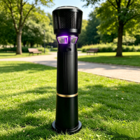 Nouveau Répulsif et Exterminateur de Moustiques pour Cour de Villa SW - Piège Bionique au CO2 au Laser au Dioxyde de Carbone avec Acier Inoxydable 304