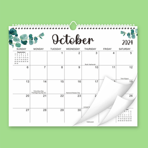 Venta caliente al por mayor 2024 calendario de pared barato impresión personalizada Adviento mensual Calendario de mesa de escritorio con grandes bloques en blanco - Product Image 6