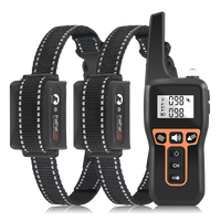 Hunde trainings halsband mit wasserdichtem, verstellbarem USB-Schock halsband für Hunde