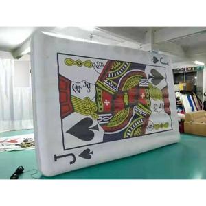 Heißer Verkauf Riesiges Aufblasbares Poker-Spielkartenmodell-Ballon für Werbung und <span class=keywords><strong>Promotion</strong></span> - Product Image 1