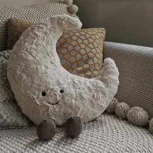 Nouvel Arrivage Coussin Décoratif Soleil Lune Étoile, Peluche Super Douce en Coton PP, 31-50cm, pour Décoration <span class=keywords><strong>de</strong></span> Canapé et Ornement <span class=keywords><strong>de</strong></span> <span class=keywords><strong>Lit</strong></span> <span class=keywords><strong>de</strong></span> Chambre - Product Image 4