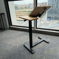 Table de bureau moderne pour usage commercial, avec pieds réglables en hauteur, modulaire, facile à assembler, roulettes silencieuses dissimulées