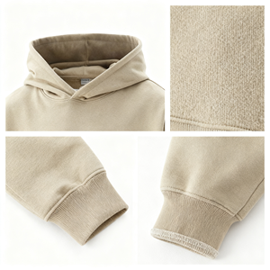 <span class=keywords><strong>Sweat</strong></span>-shirt réversible pour bébé garçon avec logo personnalisé YYO, de haute qualité, surdimensionné, en coton lourd lavé - Product Image 3