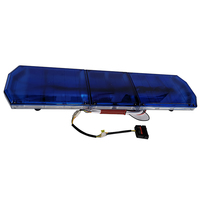 Barra de Luces LED Estroboscópicas Azules de Advertencia para Ambulancias, Vehículos de Emergencia y Tráfico