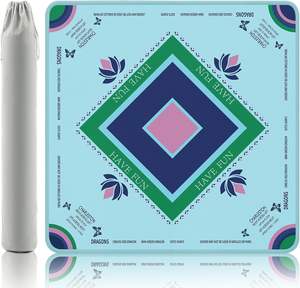 Tapis de Mahjong Flottant Moderne en Néoprène - Tapis de Jeu Portable pour Poker et Mahjong avec Tuiles Personnalisables et Conception Étanche - Product Image 1