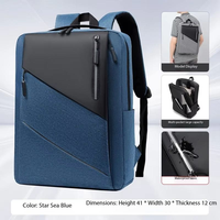 Sac à dos professionnel étanche personnalisé avec logo, port de chargement USB, pour ordinateur portable, idéal pour le bureau, les voyages et l'école – Offre Spéciale
