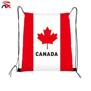 Phổ Biến Giá Rẻ Giá Biểu Tượng Tùy Chỉnh 34*43 Cm Hoa Kỳ Canada Mexico Nước Cờ Polyester Dây Kéo Túi Du Lịch - Product Image 2