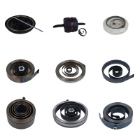 Vente en gros de ressorts de torsion en spirale bimétallique pour moteurs d'horloges, personnalisables, TopWay, zingués/peints en poudre