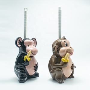 <span class=keywords><strong>Porte</strong></span>-brosses de toilette modernes et tendance en résine noire et marron, faits à la main, uniques, imperméables, ne se décolore pas, mignons et adorables, pour la décoration de la salle de bain - Product Image 5