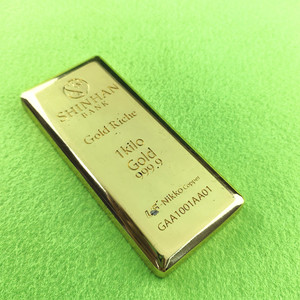 Hiện đại & Truyền Thống Phong thủy phong cách Kẽm hợp kim đúc ngân hàng vàng miếng simulated kim loại vàng Bars cho quầy - Product Image 4