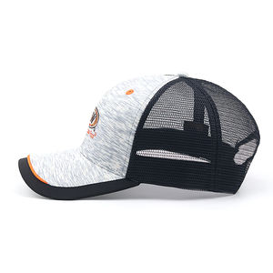 कस्टम मेष 6 पैनल उच्च गुणवत्ता वाली कढ़ाई ट्रक टोपी वाले पुरुषों के लिए स्क्रीन प्रिंटिंग डिजाइन लोगो सादे फोम नेट्स ट्रक - Product Image 3
