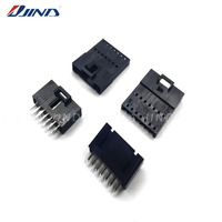 Conector de Placa USB JINDA 2.54 con Resorte, Terminales de Crimpado de Bloqueo TJC8S, Latón Chapado en Oro, Corriente Nominal 3A, Recto, Personalizado