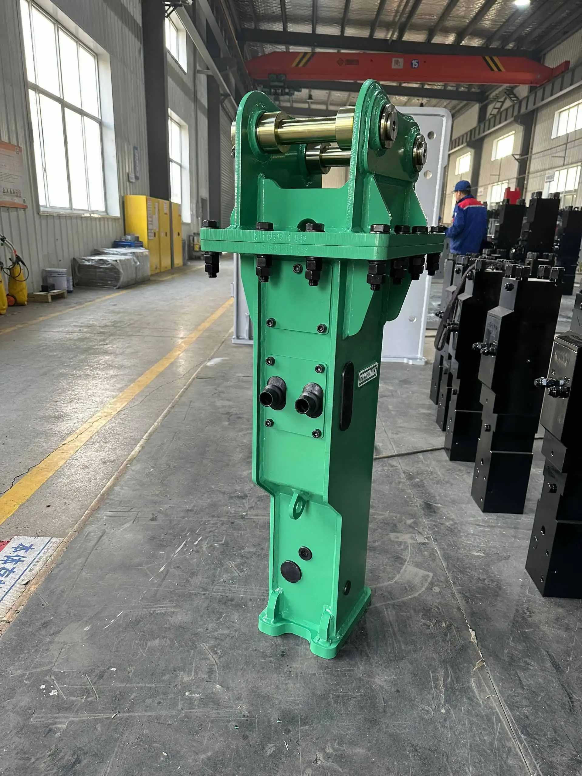 Sb40 yantai giá máy xúc file đính kèm thủy lực Rock Breaker búa Jack búa cho mini máy xúc backhoe