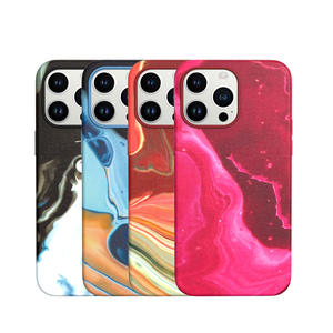 Custodia per telefono in pelle magfasing custodia per cellulare con pittura oliata colorata per iphone 12 13 14 15 pro max plus custodia per telefono - Product Image 2