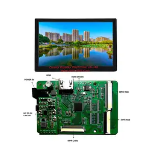 के लिए 40 पिन LVDS इंटरफ़ेस 10.1 इंच 1280*800 आईपीएस एलसीडी कैपेसिटिव टच स्क्रीन TMDS-संगत नियंत्रक बोर्ड