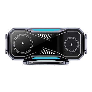 Écran pliant électrique à <span class=keywords><strong>induction</strong></span> sans fil 15W Support spécial pour voiture <span class=keywords><strong>Chargeur</strong></span> de voiture sans fil <span class=keywords><strong>3</strong></span> <span class=keywords><strong>en</strong></span> <span class=keywords><strong>1</strong></span> Charge rapide Rotation libre à 360 ° - Product Image 1