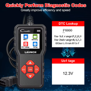 Nouveau modèle 2026 LAUNCH CR300 Scanner de codes OBD2 compact, Outil de diagnostic automobile, 9 langues, ISO9141 CAN pour la gestion de flotte - Product Image 4