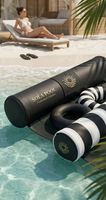 Hamac flottant pour piscine, transat gonflable, matelas pneumatique en maille pour piscine et plage
