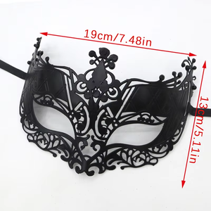 Masquerade Tiara Halloween Sexy Eye <strong>Mask</strong> for Women Men <strong>Fancy</strong> Dress Carnival Dress Costume Party Supplies - Product Image 6