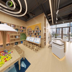 Custom Wooden Display Shelving <b>Book</b> Cabinet Slide <b>School</b> Library Bookshelf <b>Book</b> Storage Rack for Retail <b>Book</b> Shop - Product Image 3