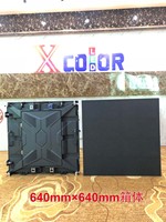 Pantalla LED Fija P3 640x640 para Interiores y Exteriores, Mantenimiento Frontal, Aluminio Fundido a Presión, Pantalla Publicitaria para Hoteles y Escenarios, Plug and Play
