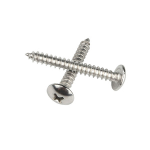 Tapping Screws M2.6 M3 M4 M5 Large Flat Head Self Tapping Metal Fasteners Right Hand Metric Grade A Construction Industry Use - Product Image 4