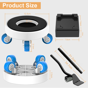 Carretilla Universal con Ruedas para Muebles, Herramienta de Transporte para Muebles Pesados, con Ruedas - Product Image 3