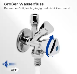Robinet d'angle en laiton HPb57-3 CW617N pour le marché <span class=keywords><strong>allemand</strong></span> avec joint torique - Product Image 4