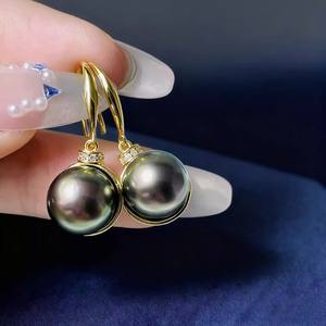 22675 Accesorios para Perlas DIY, Bandeja Vacía para Pendientes de Plata S925, Gancho para Pendientes de Plata Dinámico con Cuentas de 8-12 mm para Pendientes de Perlas - Product Image 4