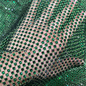 Offres Spéciales SS16 Jonquil Pierre Strass avec Jaune Stretch Élastique Net Verre Maille Tissu Tissu Utilisation pour Robe Latine - Product Image 6