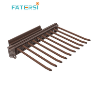 Nouveau 2026 FATERSI Porte-pantalons extractible et détachable à fixation latérale, Accessoires de penderie, Supports de rangement, Quincaillerie de penderie