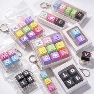ของเล่นพวงกุญแจมินิคีย์บอร์ด 4 ชิ้น ของเล่นคลายเครียดแบบพกพา - Product Image 4