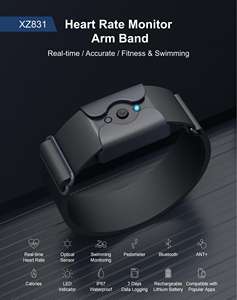 최신 Bluetooth5.0 ANT + 수영 호흡 스마트 시계 실시간 심박수 모니터 완장 활동 피트니스 트래커 맞춤형 - Product Image 4