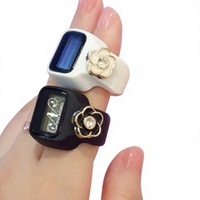 Fabricant de compteurs de prières lumineux en strass de style bague pour musulmans, modèles de bague Tasbeeh Zikr 8017 et 8016