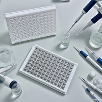 Plaques ELISA à dimension fixe | 96 puits, polystyrène, utilisation des immunoessais, expédition rapide