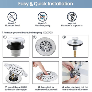 Siphon de sol escamotable en cuivre massif pour baignoire et lavabo, avec filtre à cheveux et anti-odeur, type <span class=keywords><strong>pieuvre</strong></span> - Product Image 5