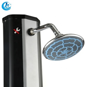 Popular piscina de jardín de color negro, <span class=keywords><strong>sunny</strong></span>, <span class=keywords><strong>ducha</strong></span> <span class=keywords><strong>solar</strong></span> de acero inoxidable para exteriores, para piscina y jardín - Product Image 2