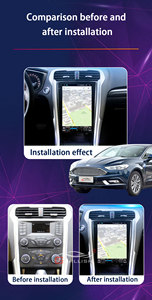 Reproductor de DVD <span class=keywords><strong>Android</strong></span> de navegación GPS para coche estilo Tesla para Ford Mondeo/Fusion 2013 -2019 - Product Image 3