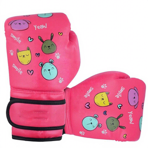 ถุงมือ MMA สำหรับนักมวยอาชีพ แบบผูกเชือก ปิดด้วยแถบตีนตุ๊กแก ปิดนิ้วเต็มรูปแบบ ทำจากหนังวัวแท้สีทอง บุโฟมความหนาแน่นสูง สำหรับมวยไทย - Product Image 5
