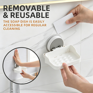 Support de Savon à Ventouse pour Douche et Salle de Bain, Organisateur Sans Perçage, Stock Pologne, Livraison Directe UE - Product Image 3